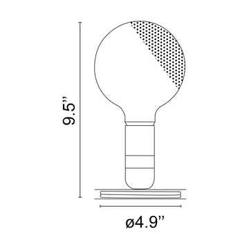 Lampa stołowa Lampadina - Biały - Flos