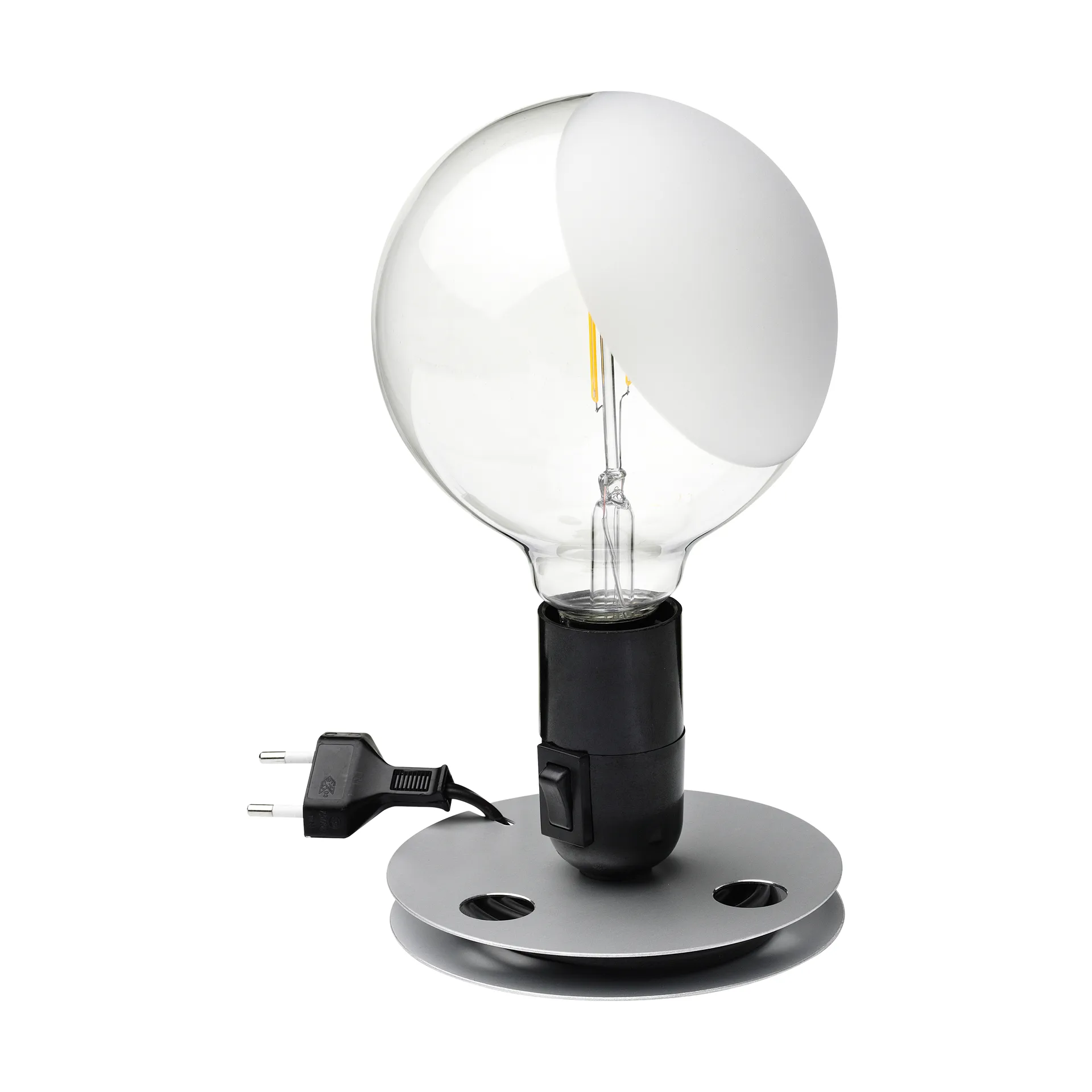 Lampa stołowa Lampadina, Czarny Flos