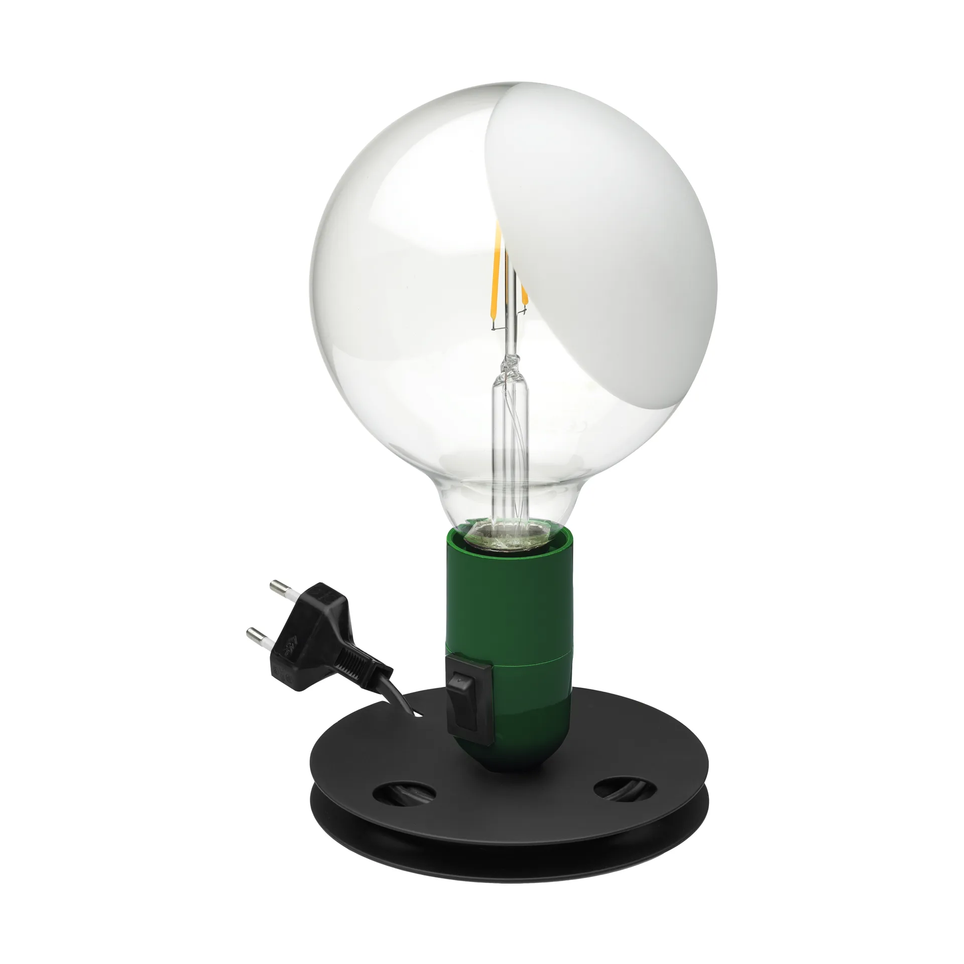 Lampa stołowa Lampadina, Zielony Flos