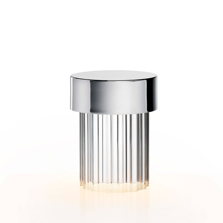 Lampa stołowa Last Order Fluted IP55, Stal nierdzewna Flos