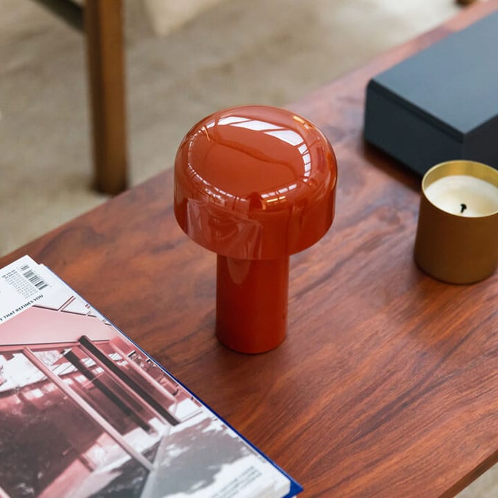 Lampa stołowa przenośna Bellhop , Brick red Flos