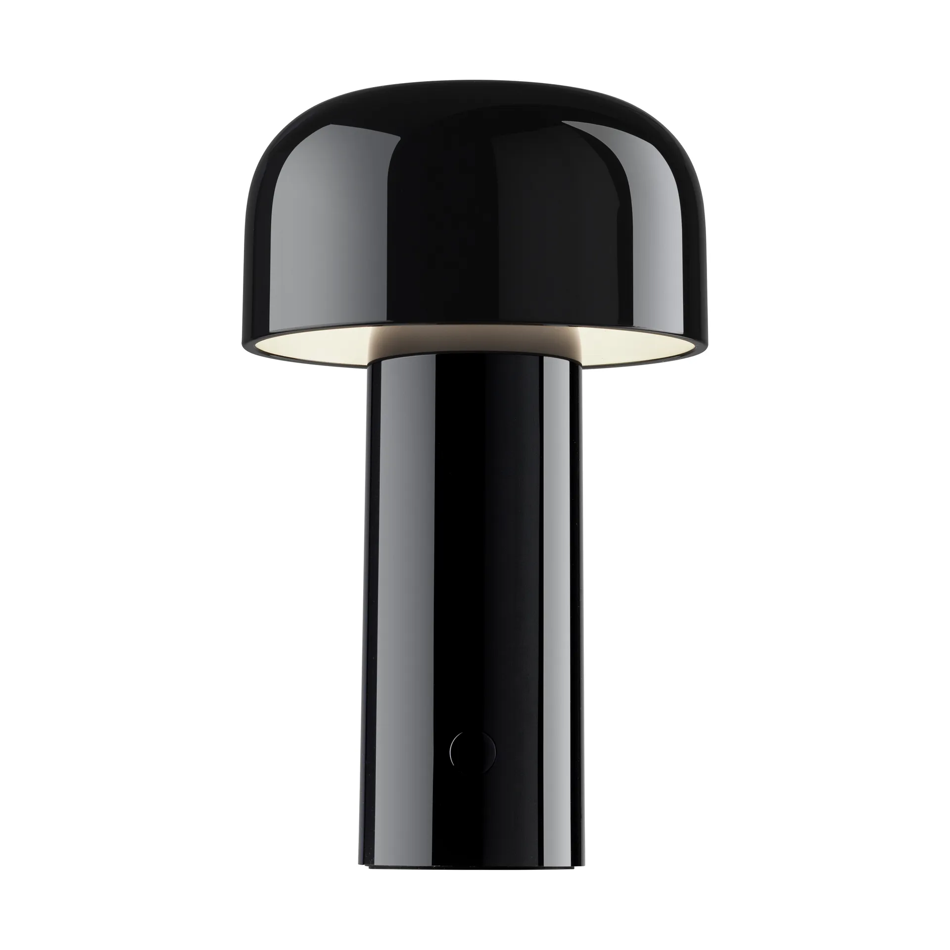 Lampa stołowa przenośna Bellhop, Glossy black, IP54 (wewnątrz/na zewnątrz) Flos