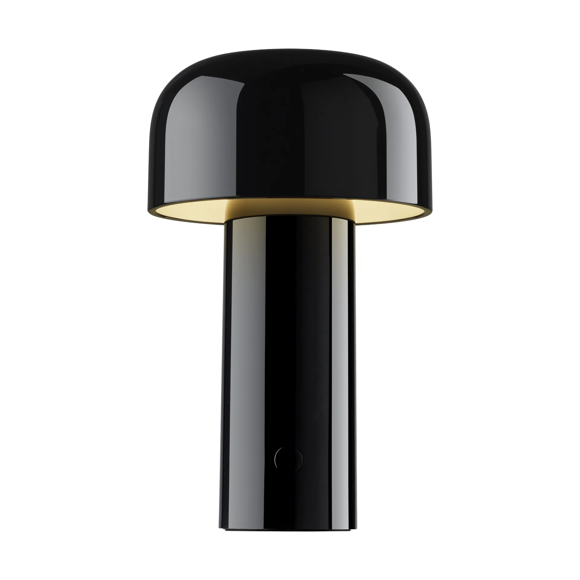 Lampa stołowa przenośna Bellhop, Glossy black, IP54 (wewnątrz/na zewnątrz) Flos