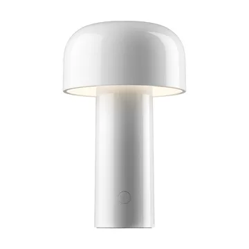 Lampa stołowa przenośna Bellhop - White, IP54 (wewnątrz/na zewnątrz) - Flos