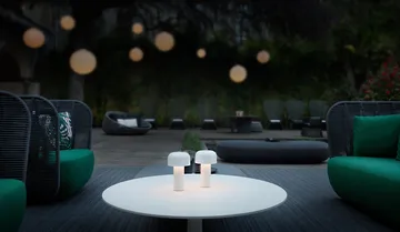 Lampa stołowa przenośna Bellhop - White - Flos