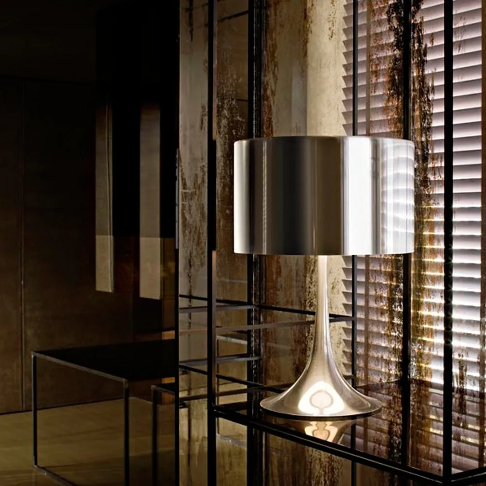 Lampa stołowa Spun Light T2, Czarny Flos