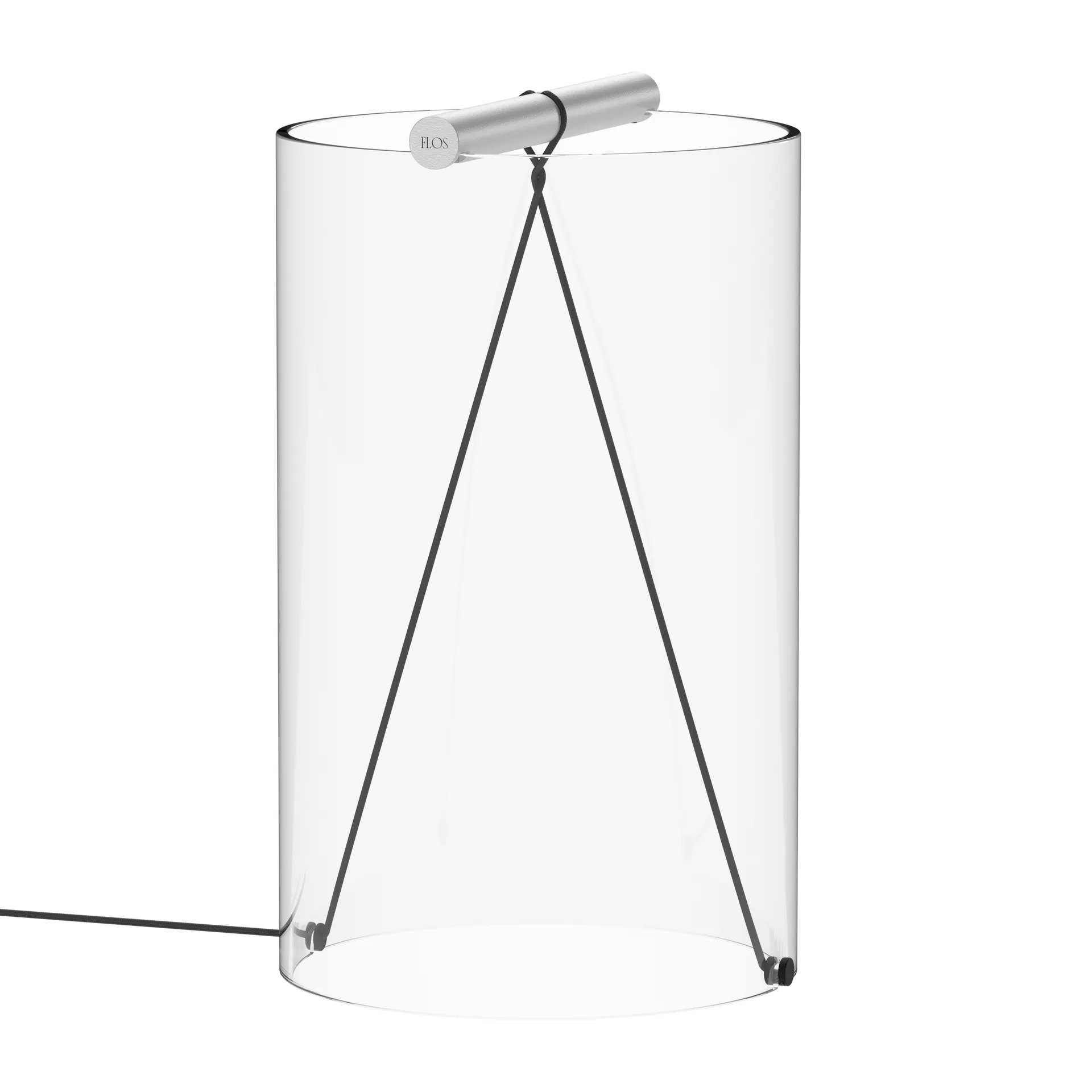 Lampa stołowa To-Tie T2, Anodyzowane aluminium Flos