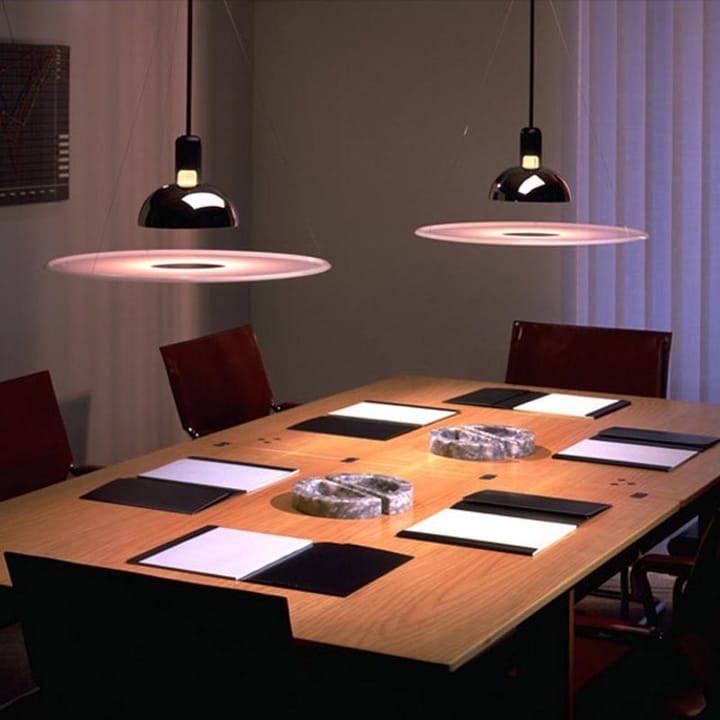 Lampa sufitowa Frisbi, Biały opal szkło Flos