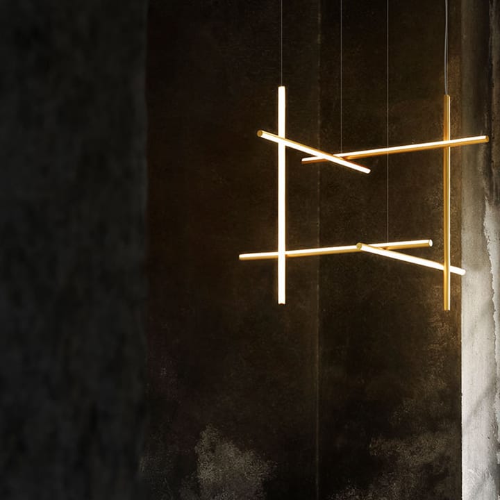 Lampa sufitowa Koordynaty S1, Aluminium Flos