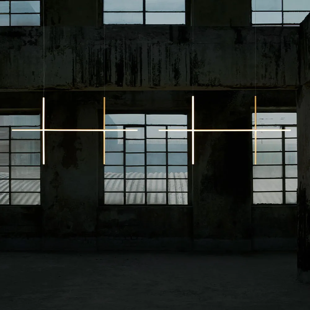 Lampa sufitowa Koordynaty S2, Aluminium Flos