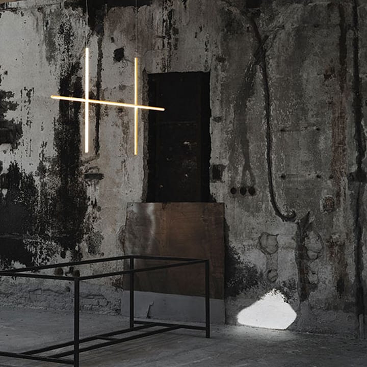 Lampa sufitowa Koordynaty S2, Mosiądz Flos