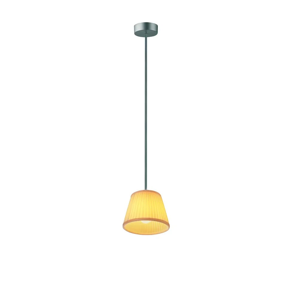 Lampa sufitowa Romeo Babe Soft S, Szary, tkanina Flos