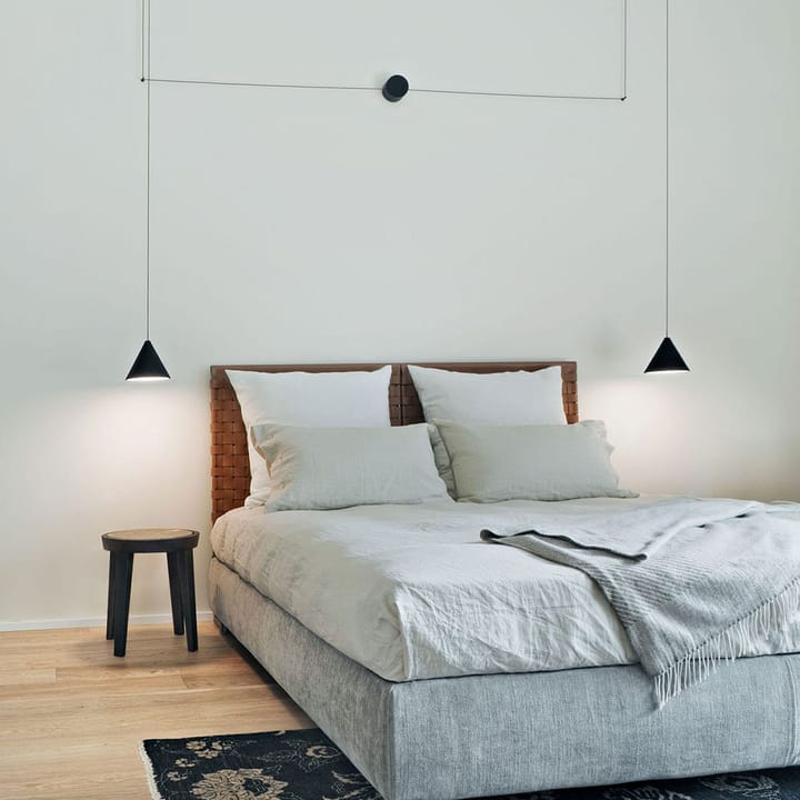 Lampa sufitowa String Light Cone, Niebieski, kabel 22 m Flos