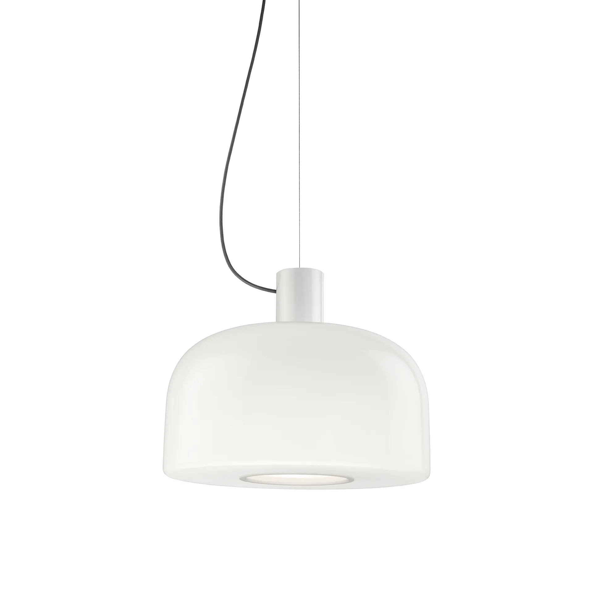 Lampa wisząca Bellhop Glass S1, Biały Flos