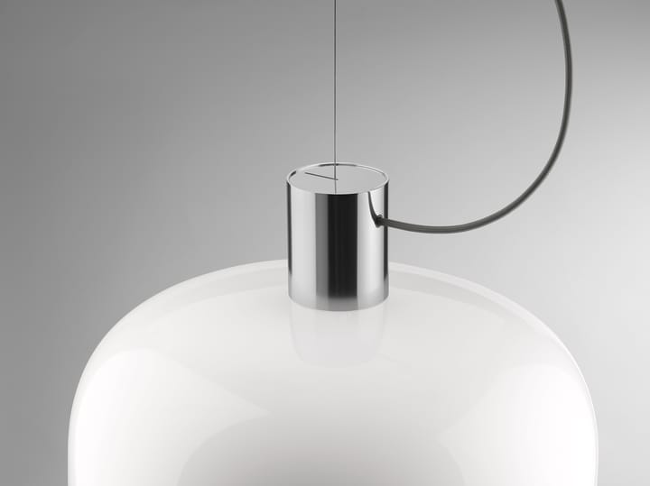 Lampa wisząca Bellhop Glass S2, Bright aluminum Flos