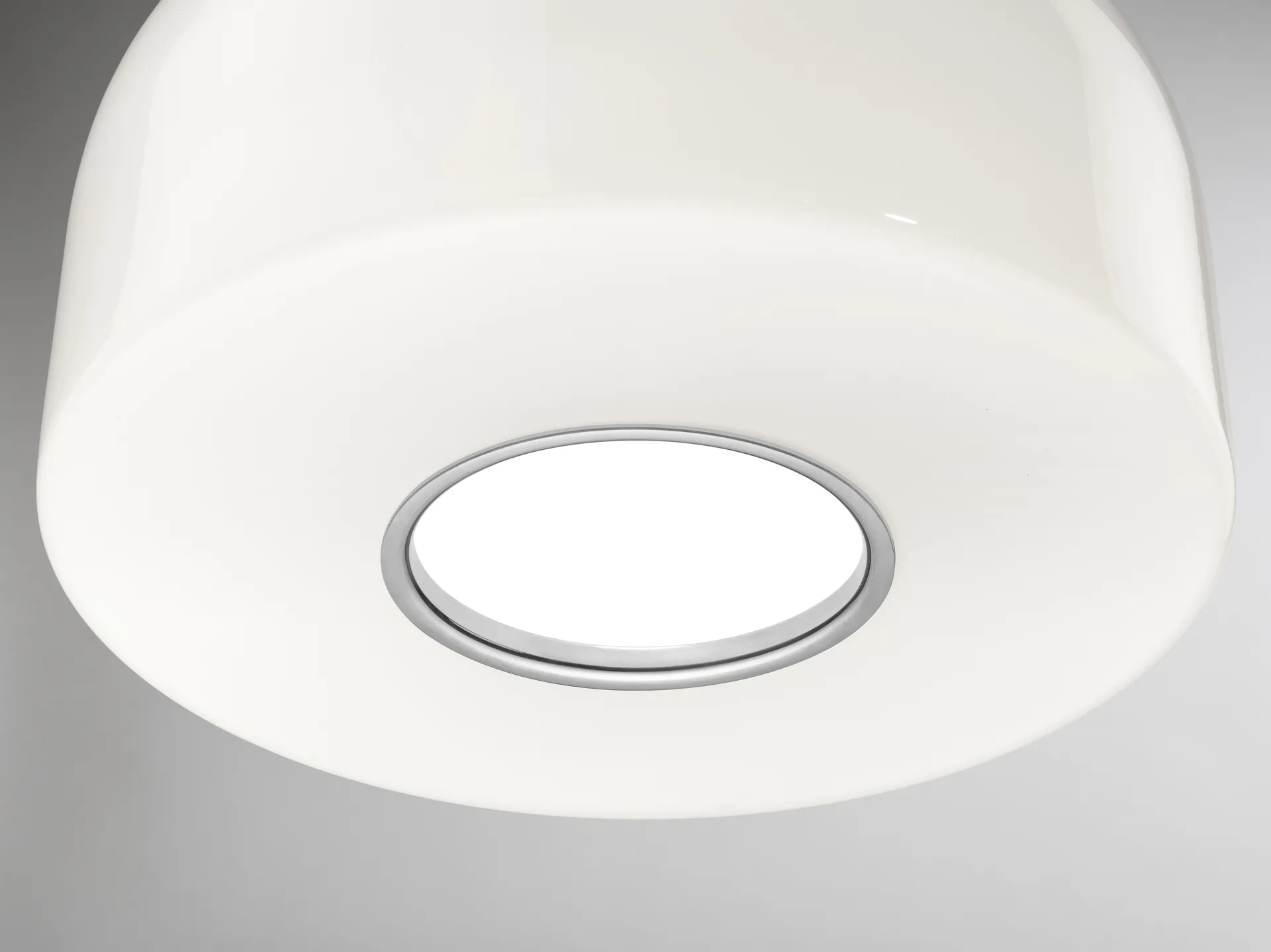 Lampa wisząca Bellhop Glass S2, Bright aluminum Flos