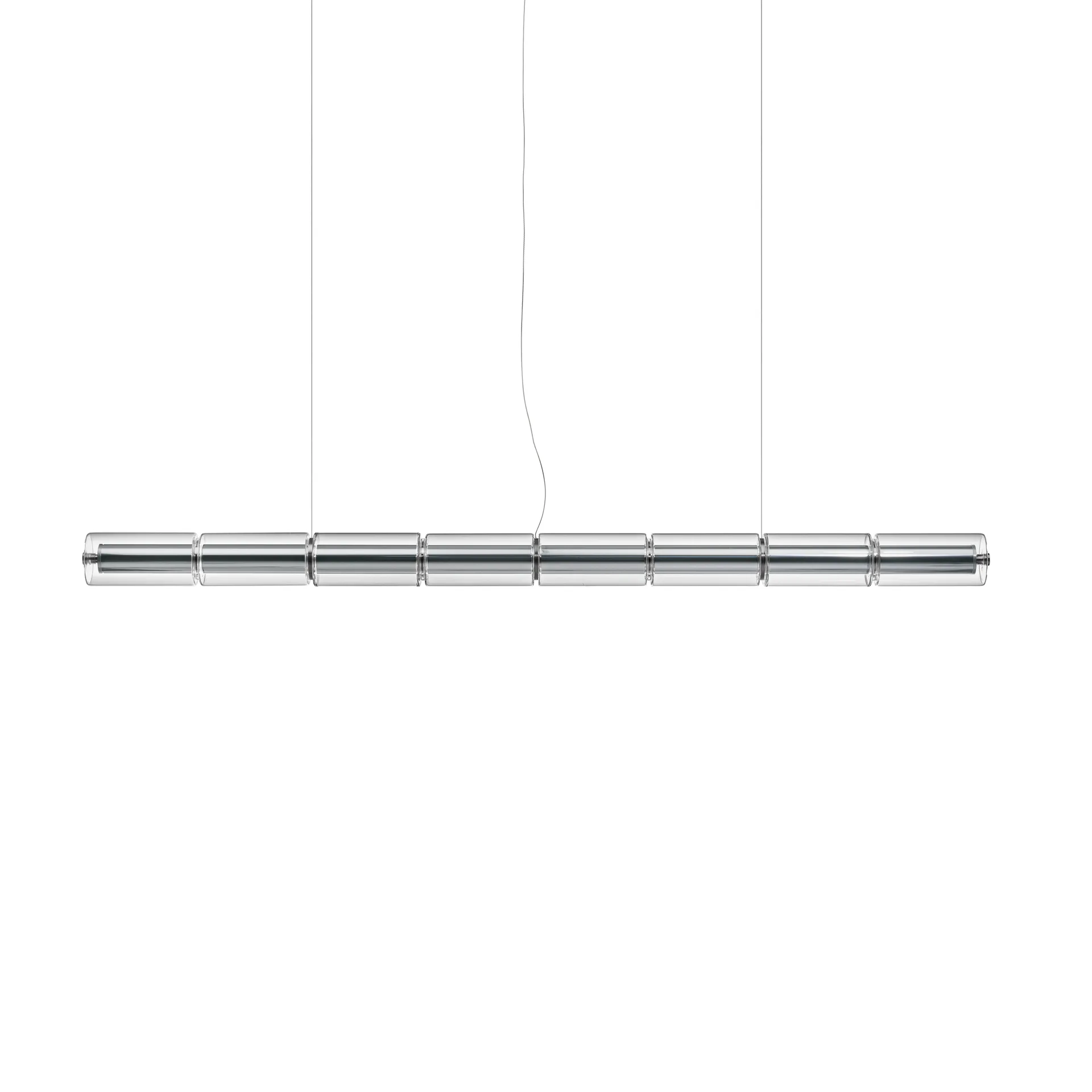Lampa wisząca Luce Cilindrica S1 165,6 cm, Szkło Flos
