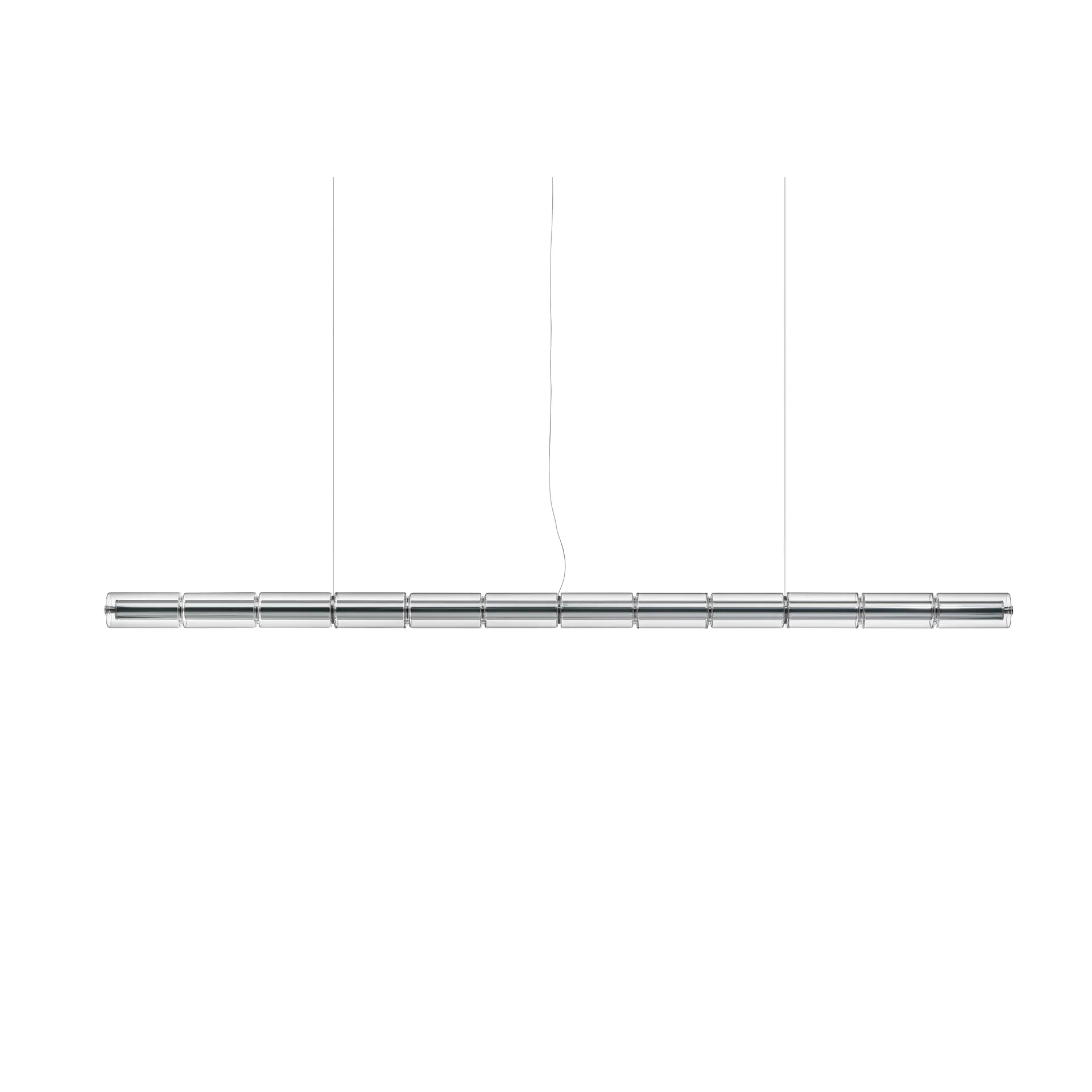 Lampa wisząca Luce Cilindrica S3 248,8 cm, Szkło Flos
