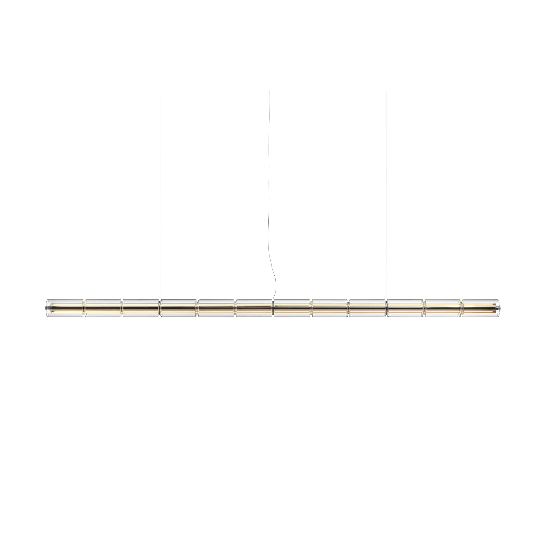 Lampa wisząca Luce Cilindrica S3 248,8 cm, Szkło Flos