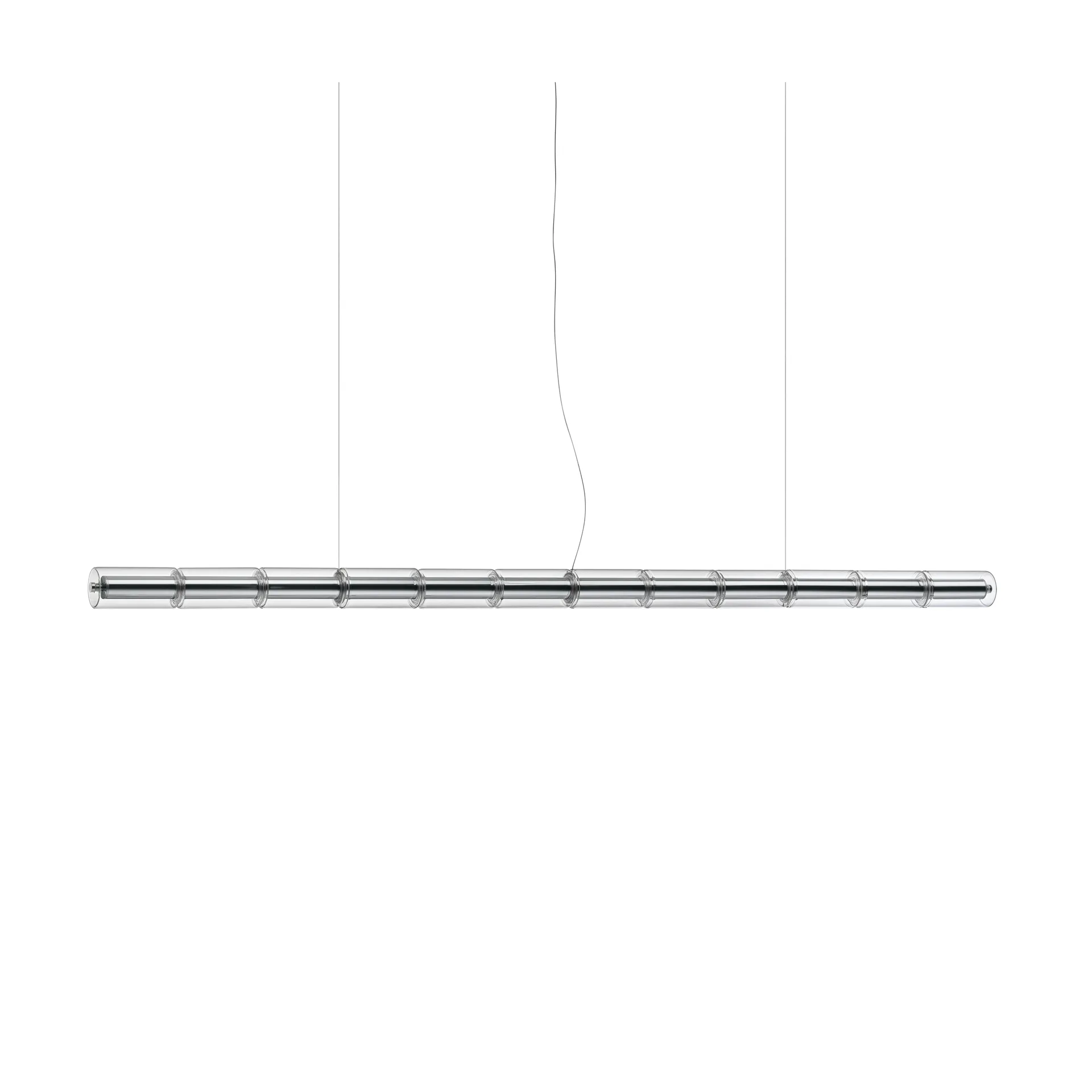 Lampa wisząca Luce Cilindrica S3 248,8 cm, Szkło Flos
