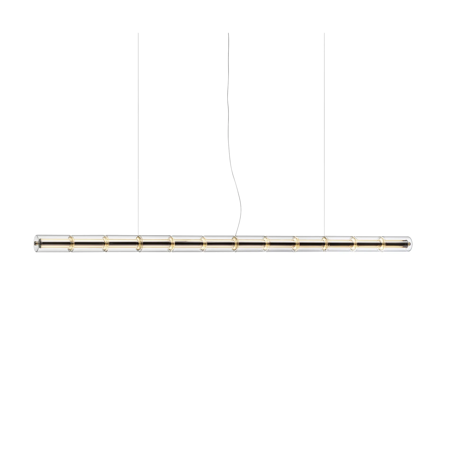Lampa wisząca Luce Cilindrica S3 248,8 cm, Szkło Flos