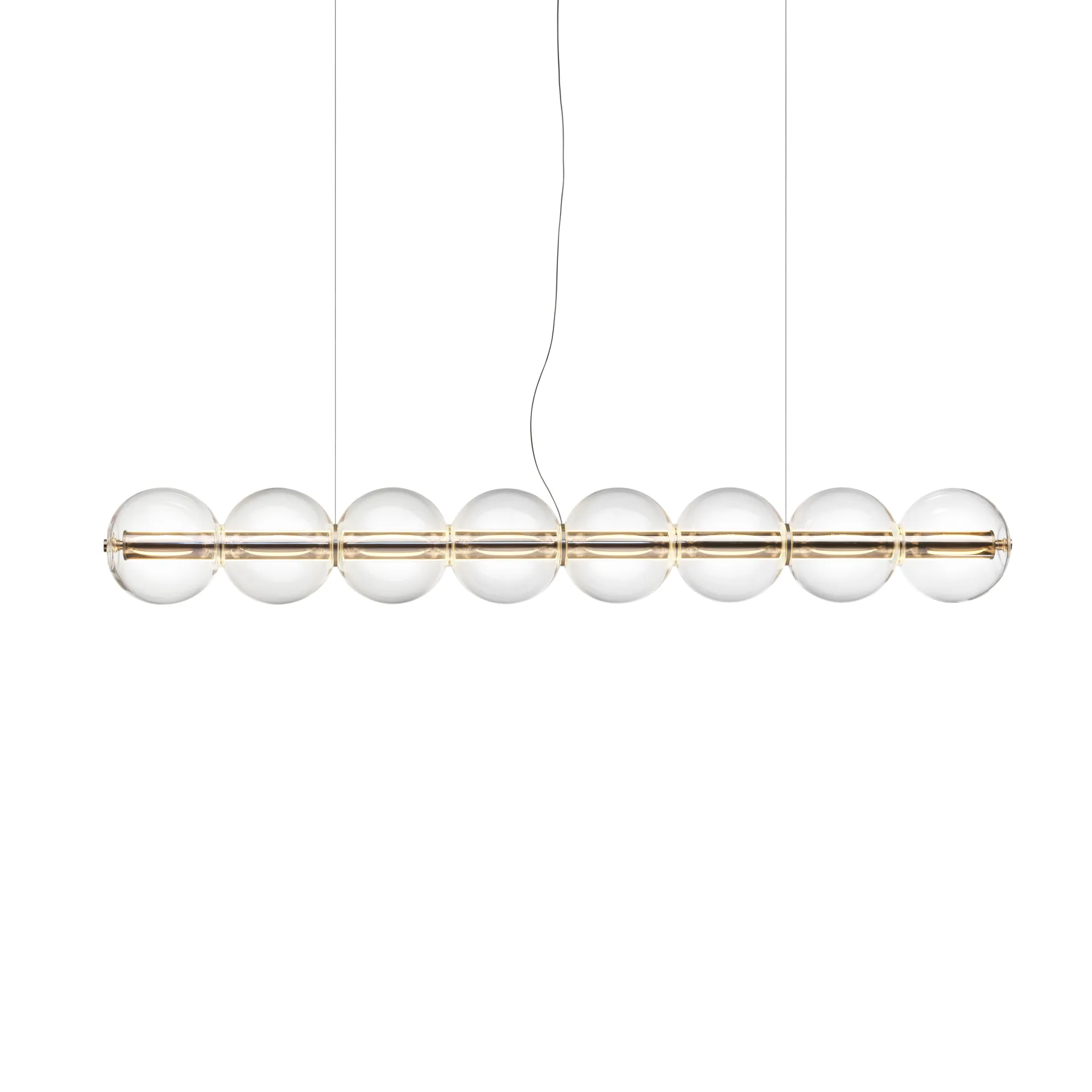 Lampa wisząca Luce Sferica S1 165,6 cm, Szkło Flos