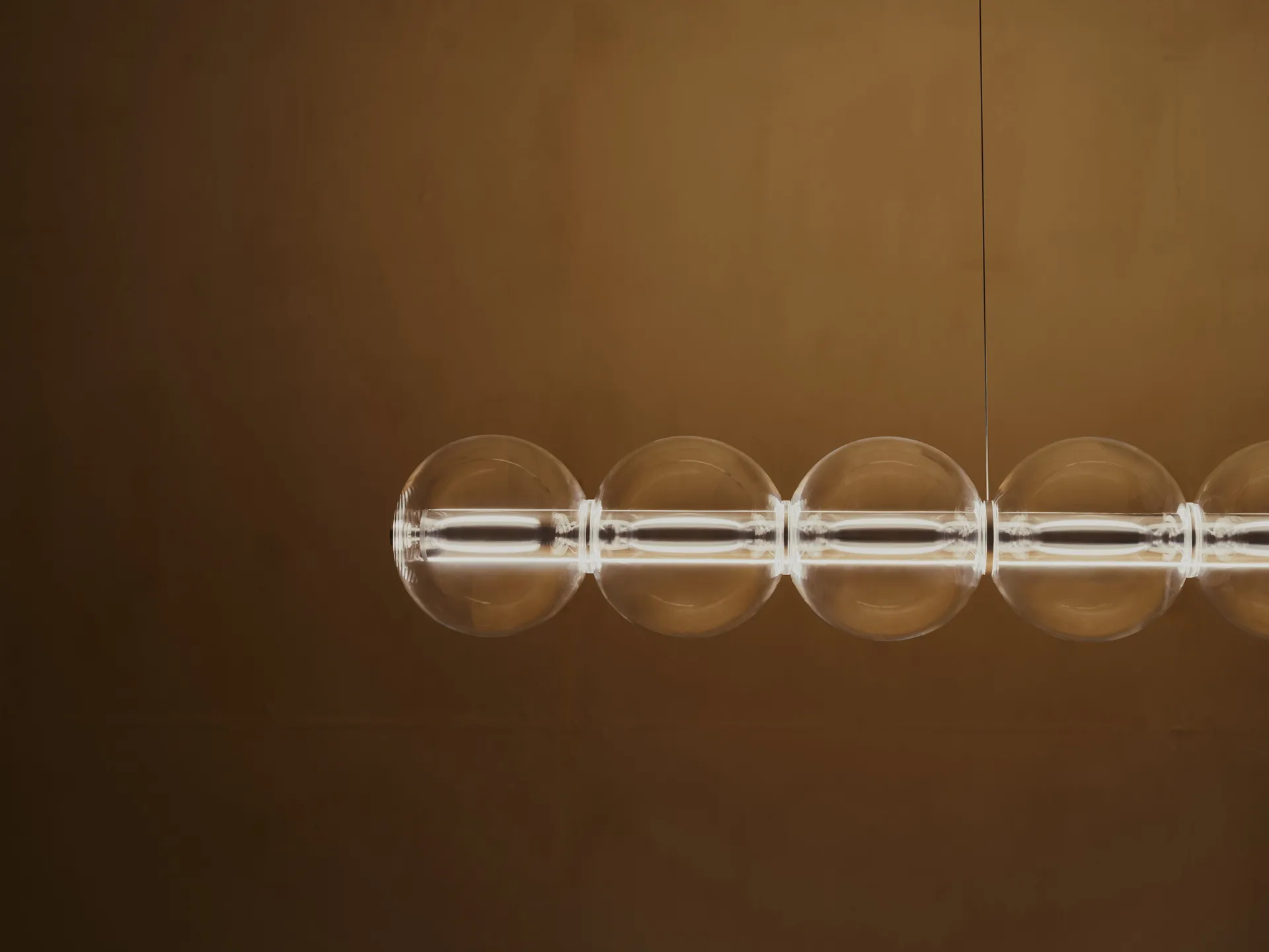 Lampa wisząca Luce Sferica S1 165,6 cm, Szkło Flos