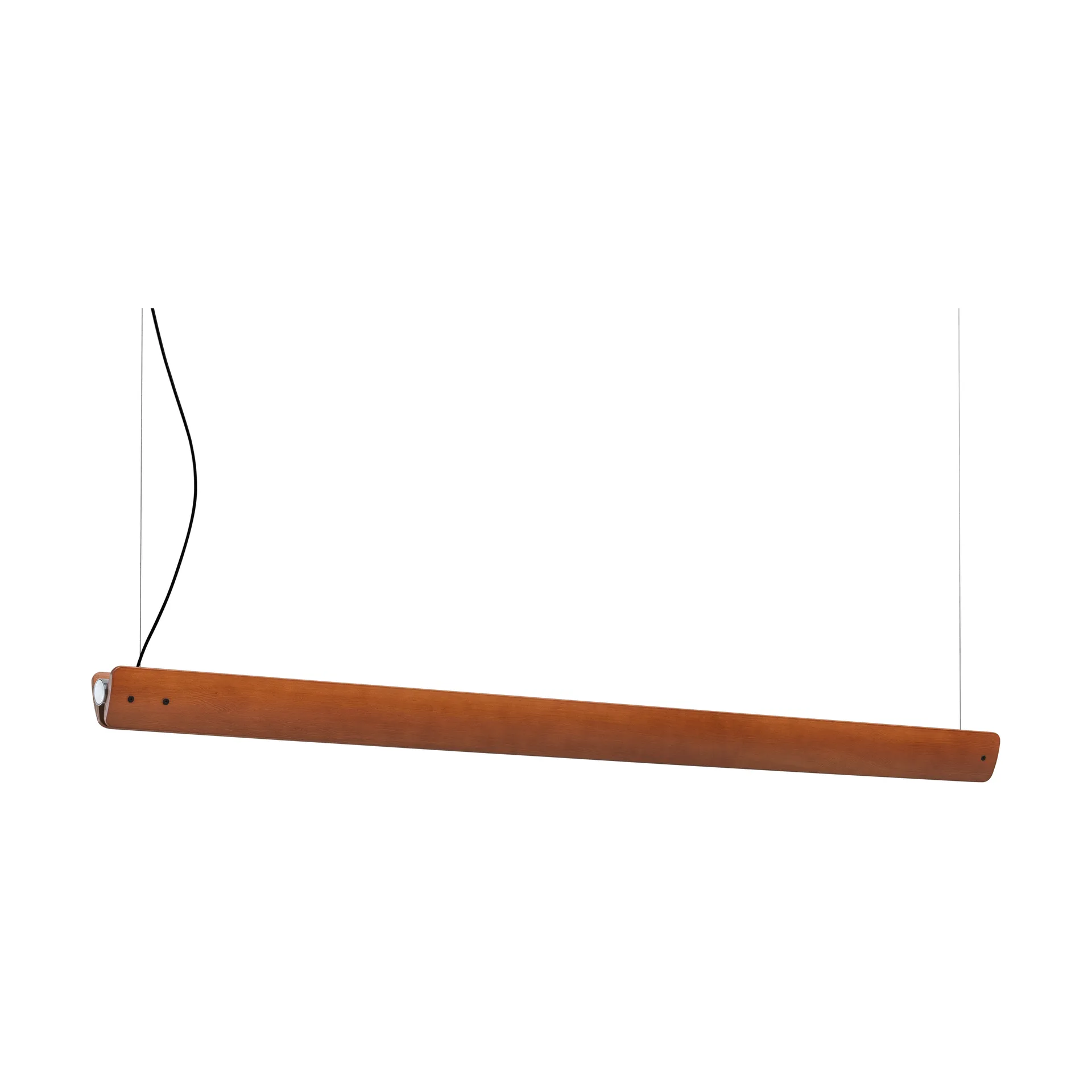 Lampa wisząca Seki-han 169,2 cm, Metal popielato-czarny poddany obróbce cieplnej Flos