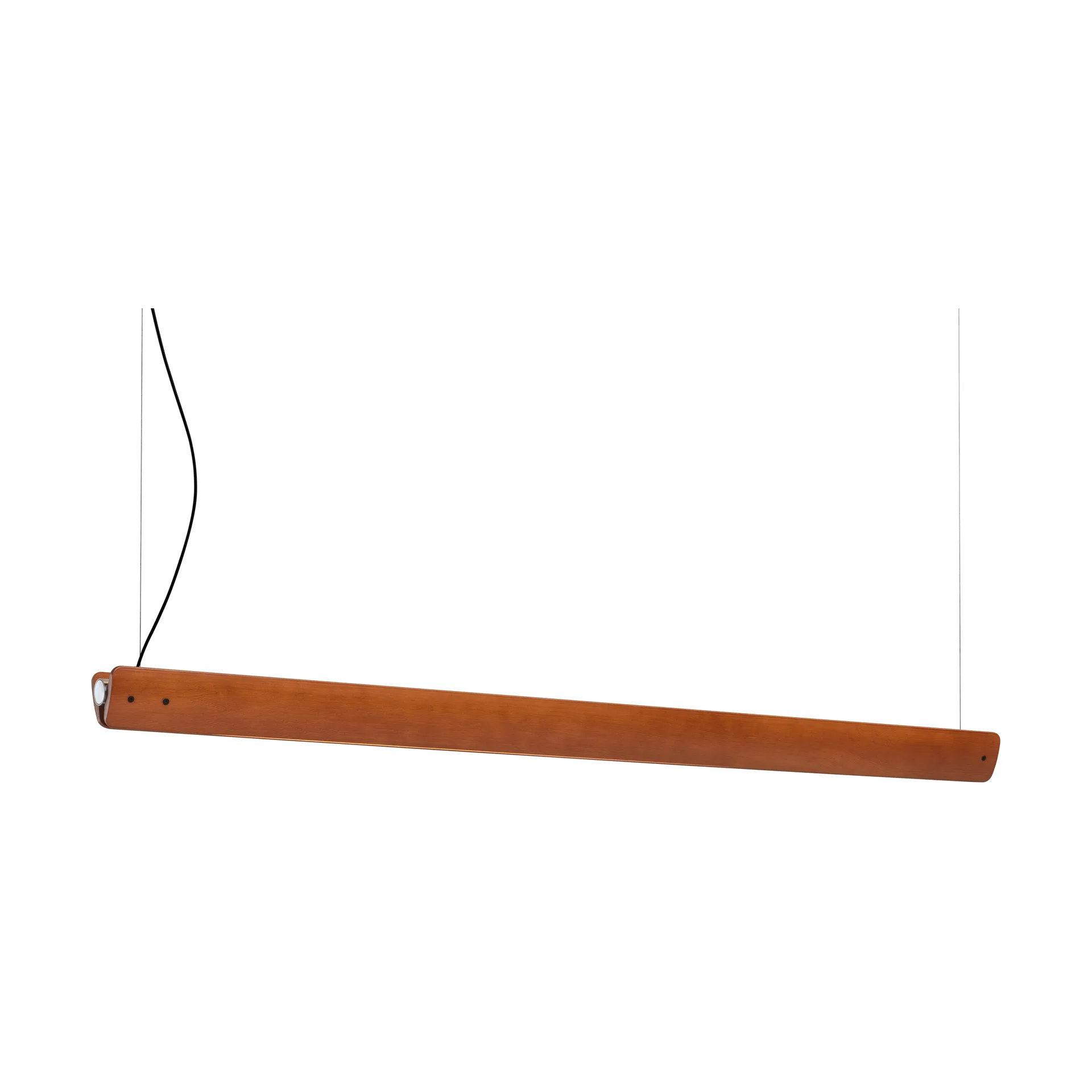 Lampa wisząca Seki-han 169,2 cm, Metal popielato-czarny poddany obróbce cieplnej Flos