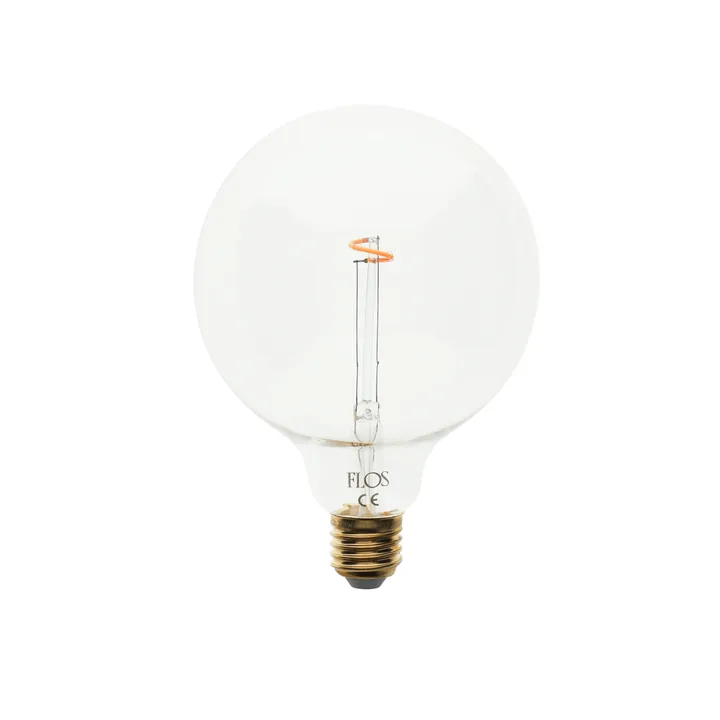 Ściemnialne źródło światła LED G125 E27 - 2200K 40lm 1,5W - Flos