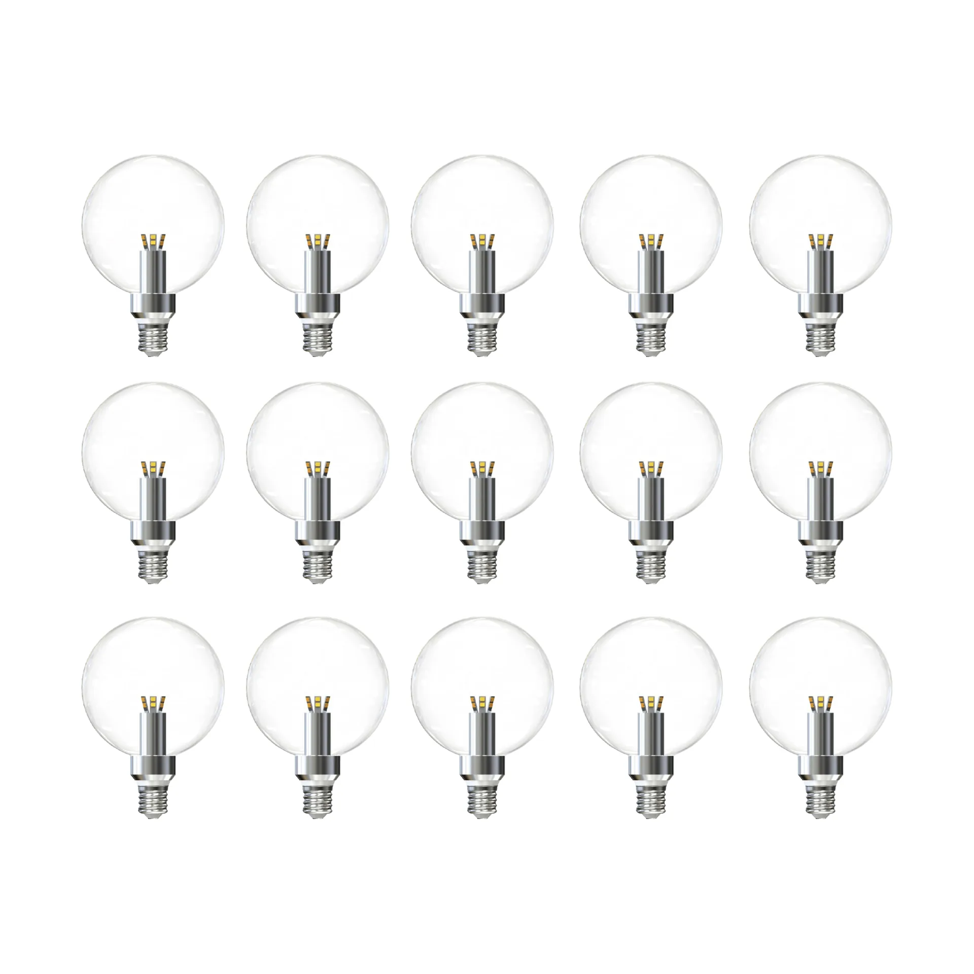 Ściemnialne źródło światła LED global retrofit E27 opakowanie 15 sztuk
, 2500K 170lm 3W Flos