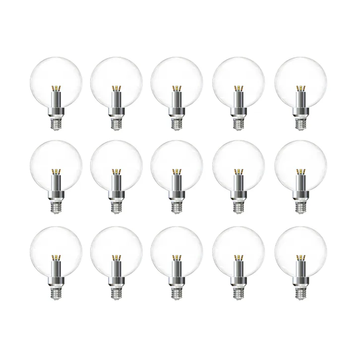Ściemnialne źródło światła LED global retrofit E27 opakowanie 15 sztuk
 - 2500K 170lm 3W - Flos