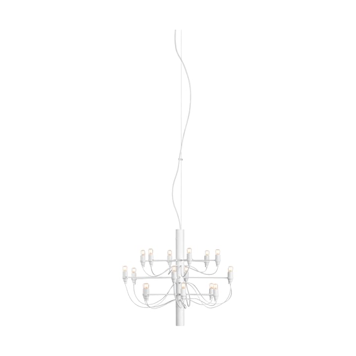 Żyrandol 2097 Sarfatti LED - Biały matowy 18 lamps - Flos