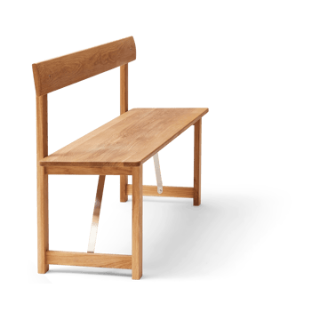 Ławka Position 155 cm - Dąb-stal - Form & Refine