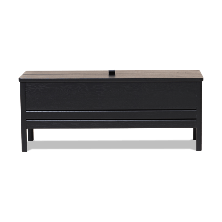 Ławka ze schowkiem A Line 111 cm - Black - Form & Refine