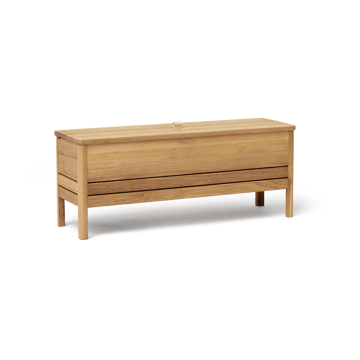 Ławka ze schowkiem A Line 111 cm - Dąb - Form & Refine