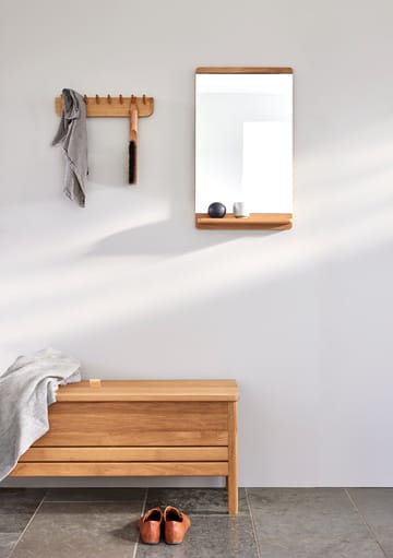 Ławka ze schowkiem A Line 111 cm - Dąb - Form & Refine