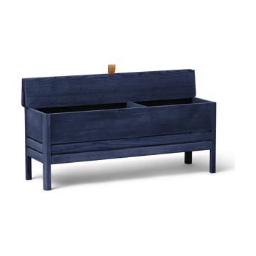 Ławka ze schowkiem A Line 111 cm - Indigo Blue Special Edition - Form & Refine