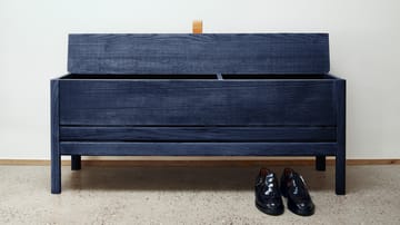 Ławka ze schowkiem A Line 111 cm - Indigo Blue Special Edition - Form & Refine