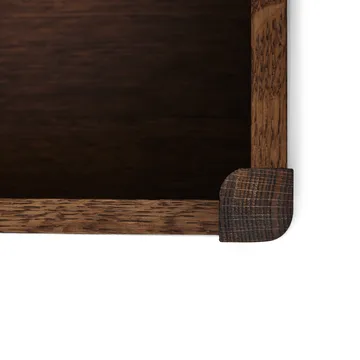 Ławka ze schowkiem A Line 68 cm - Dąb wędzony - Form & Refine