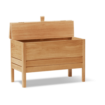 Ławka ze schowkiem A Line 68 cm - Dąb - Form & Refine