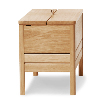 Ławka ze schowkiem A Line 68 cm - Dąb - Form & Refine