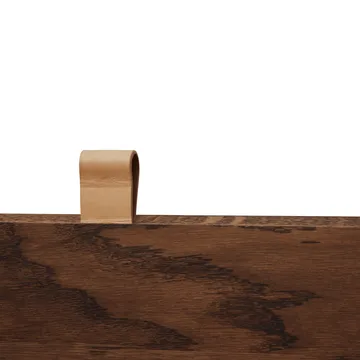 Ławka ze schowkiem A Line 90 cm - Dąb wędzony - Form & Refine