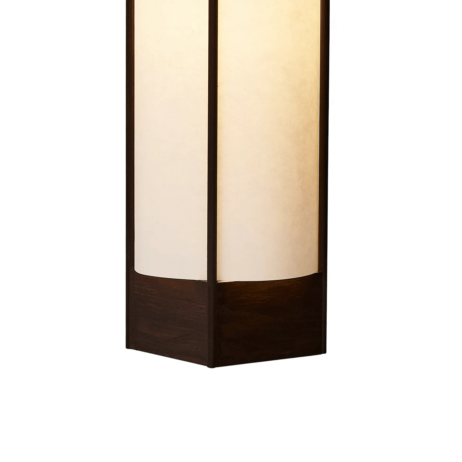 Lampa wisząca Andon, Ciemnobrązowy jesion, long Form & Refine