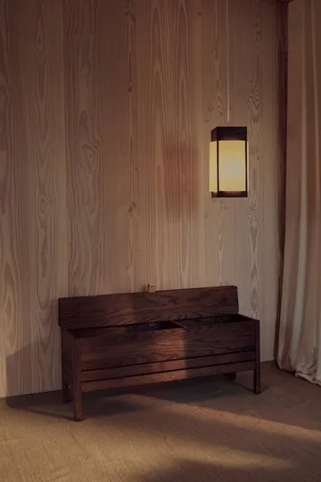 Lampa wisząca Andon - Ciemnobrązowy jesion, medium - Form & Refine