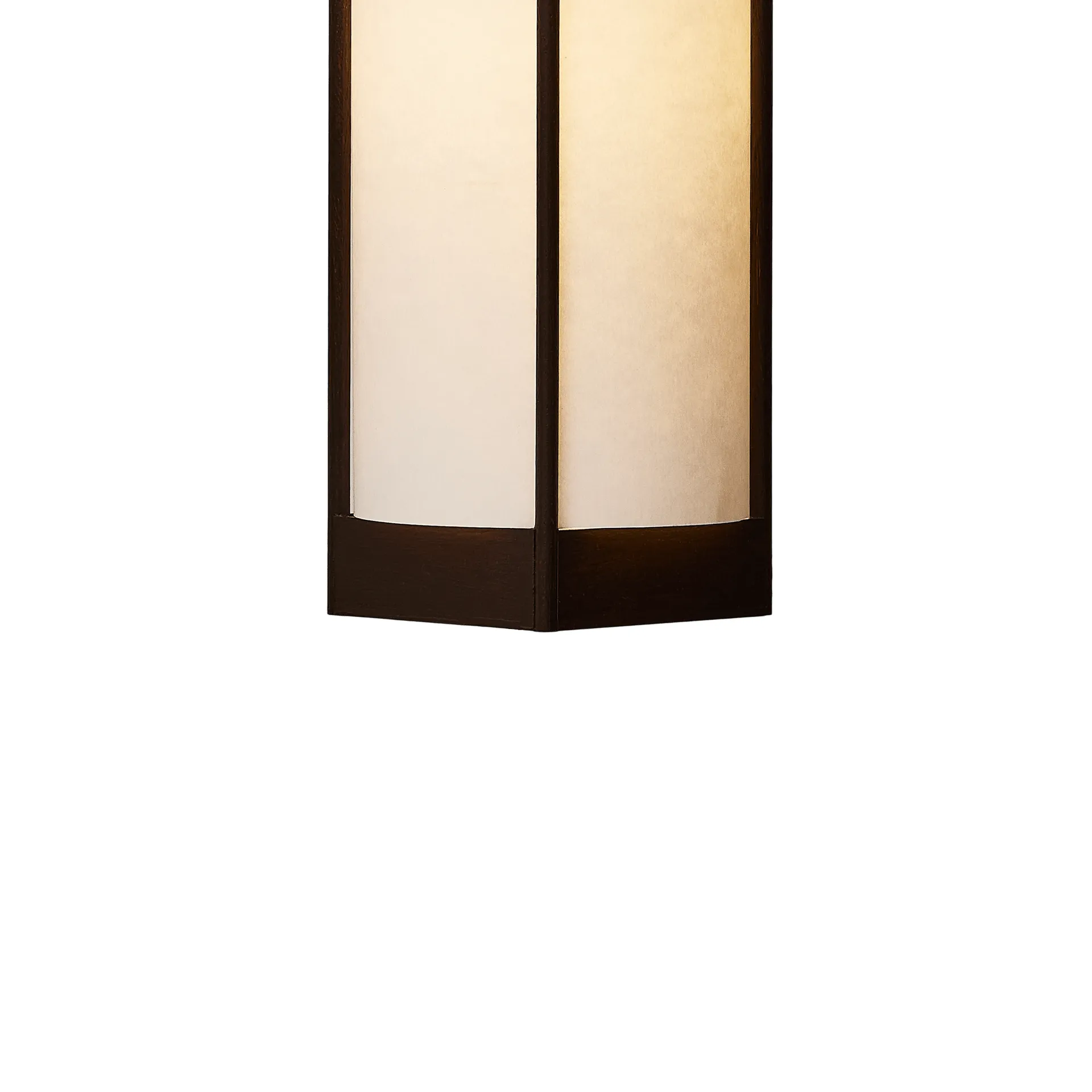 Lampa wisząca Andon, Ciemnobrązowy jesion, small Form & Refine