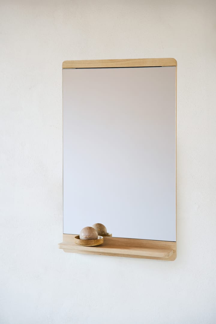 Lustro Rim 40x68 cm, Biała dąb Form & Refine