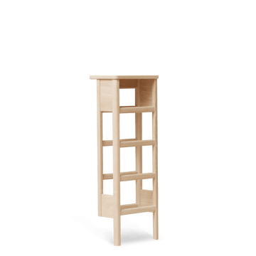 Półka na buty A Line 35x100 cm - Biała dąb - Form & Refine