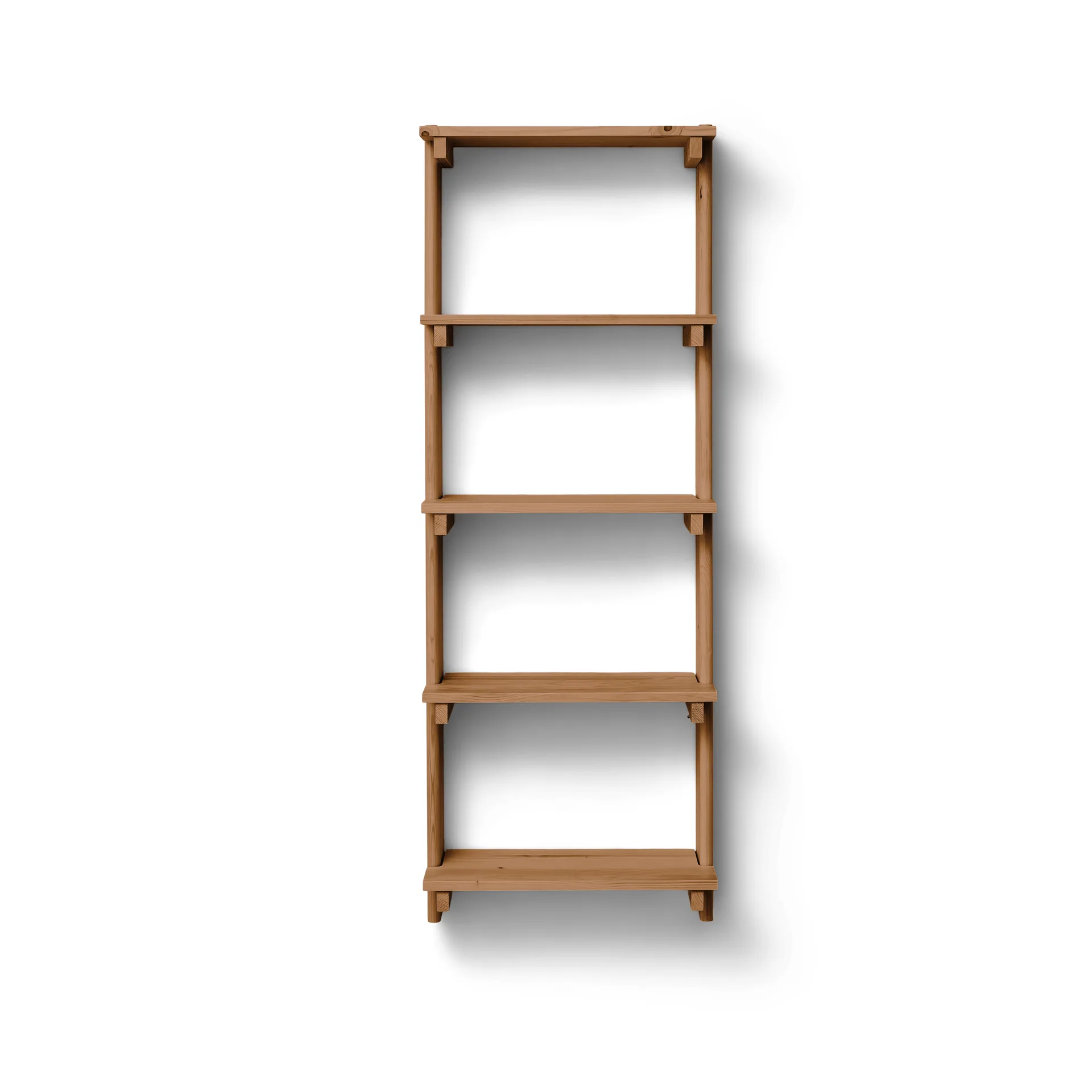 Półka ścienna Beam Shelf, Deep brown pine, 60x167x25 cm Form & Refine