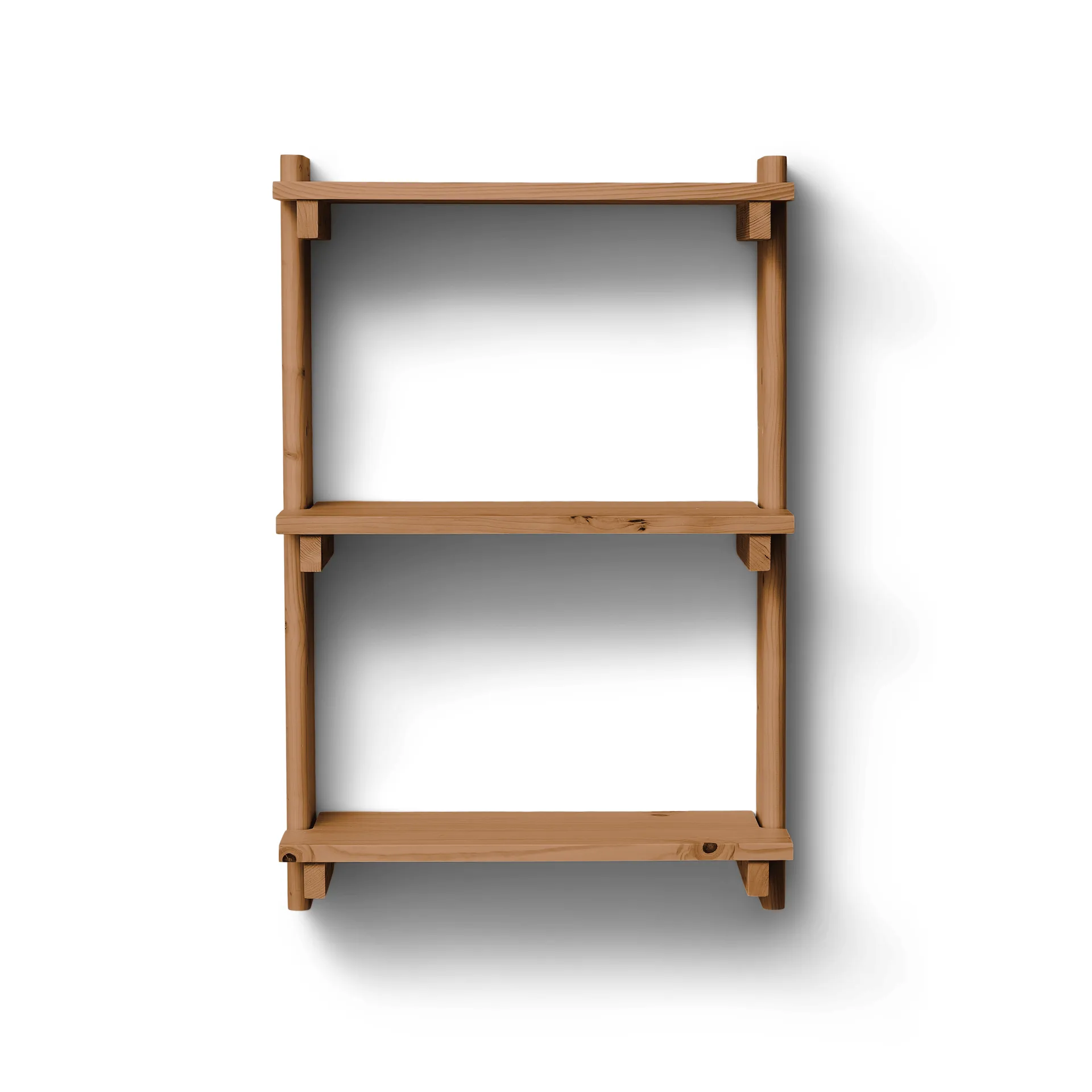 Półka ścienna Beam Shelf, Deep brown pine, 60x90,5x25 cm Form & Refine